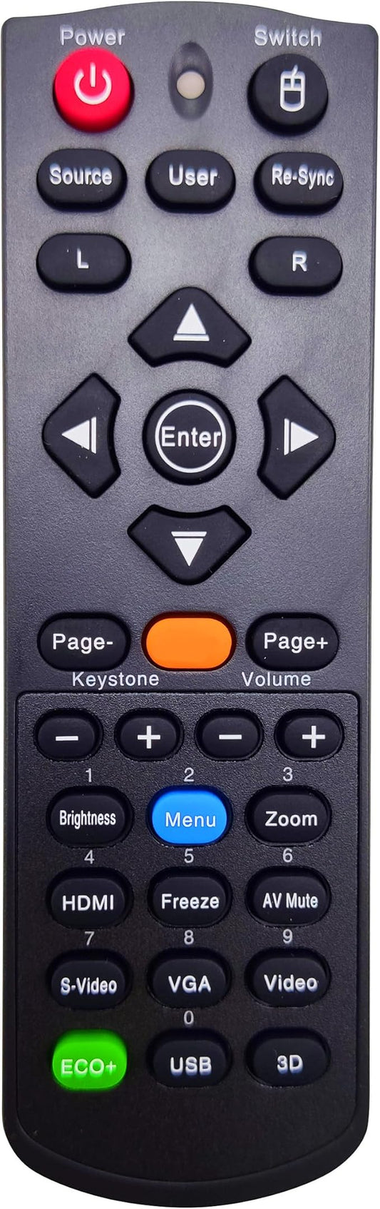 INTECHING BR-5047L Projector Remote Control by INTECHING