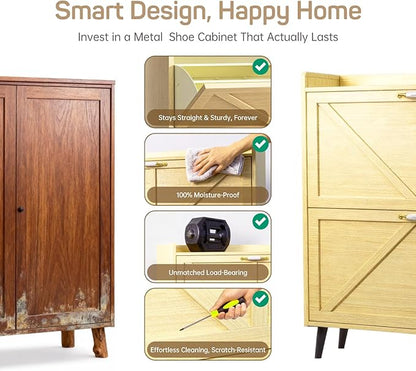 Shoe Storage Cabinet for Entryway - Image 7