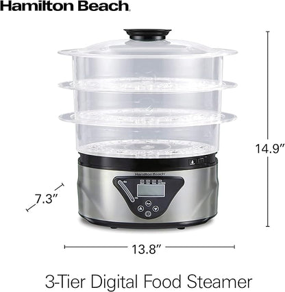 Hamilton Beach Digital Electric Food Steamer & Rice Cooker - Image 8