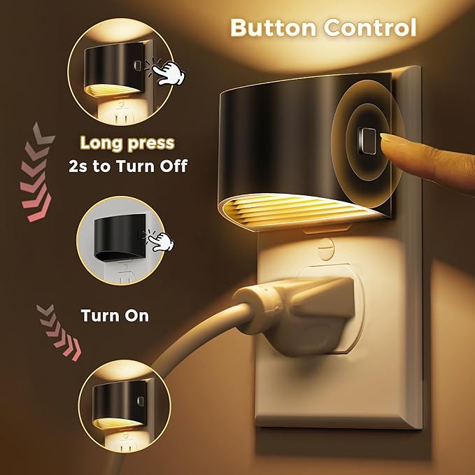 L LOHAS LED Night Lights Plug into Wall, Kids Night Lights - Image 3