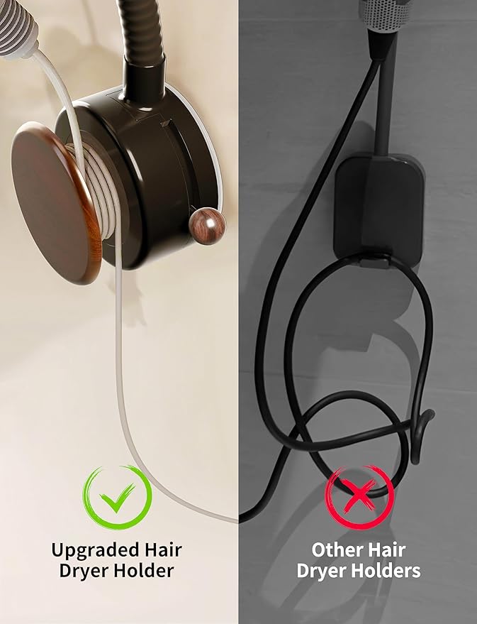 Hands Free Hair Dryer Holder Wall Mounted - Image 6