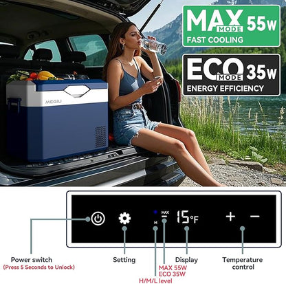 Car Refrigerator Portable 12V Fridge 32 Quart 12 Volt Freezer Compressor Cooler - Image 4