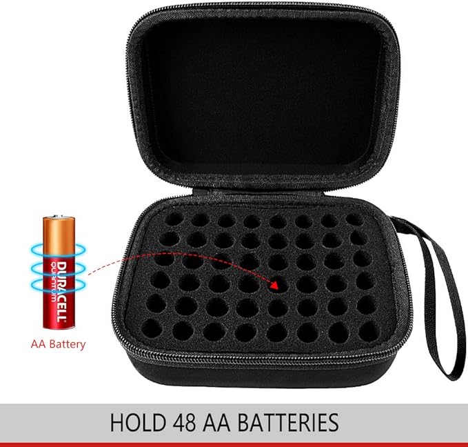 Comecase Hard Battery Organizer Storage Box Carrying Case Bag - Image 5