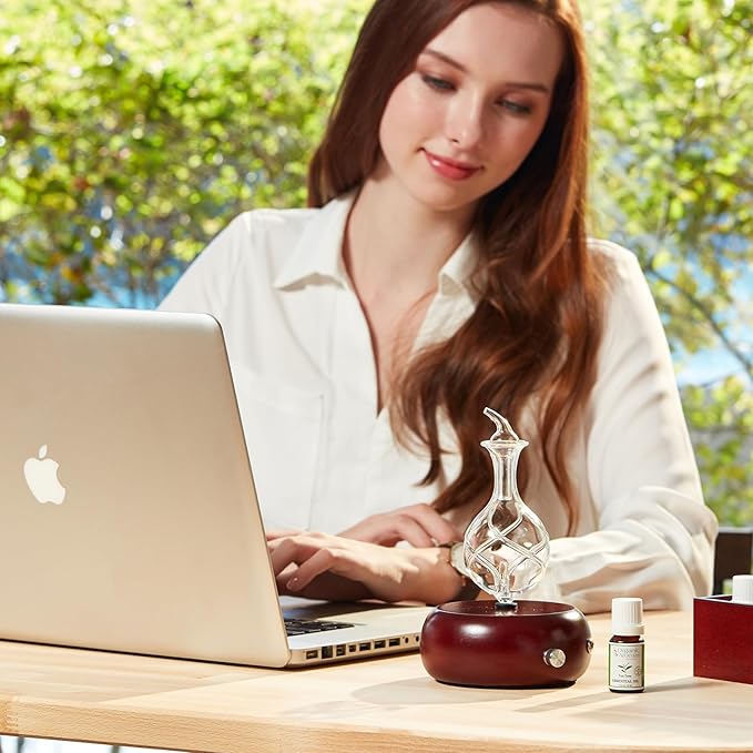 Nebulizing Pure Essential Oil Aromatherapy Diffuser, Premium Home & - Image 5