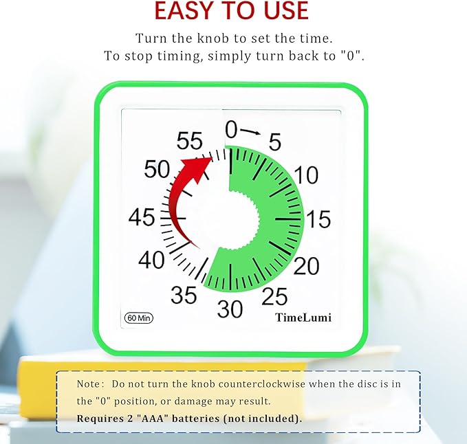 TimeLumi 60-Minute Visual Timer - Image 2