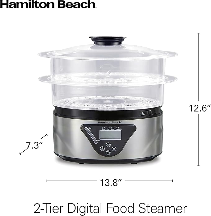 Hamilton Beach Digital Electric Food Steamer & Rice Cooker - Image 8