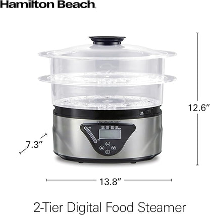 Hamilton Beach Digital Electric Food Steamer & Rice Cooker - Image 8