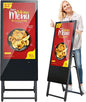 QIXZOCV MWE 32 Inch Digital Signage Display, Portable LCD Digital Kiosk by QIXZOCV