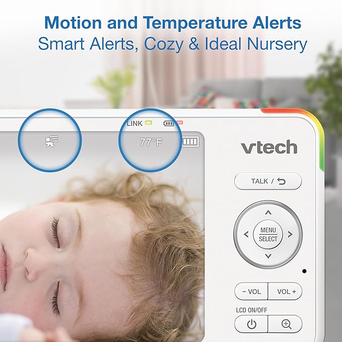 VTech 5.5" IPS Screen 720P Video Baby Monitor - Image 10