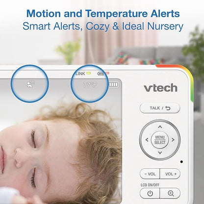VTech 5.5" IPS Screen 720P Video Baby Monitor - Image 10