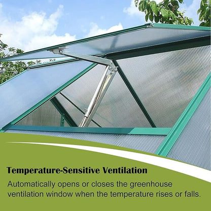 2PCS Auto Roof Vent Opener Automatic Greenhouse Window Opener - Image 2