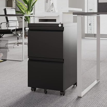 Letaya 2 Drawer Mobile File Cabinet - Image 9