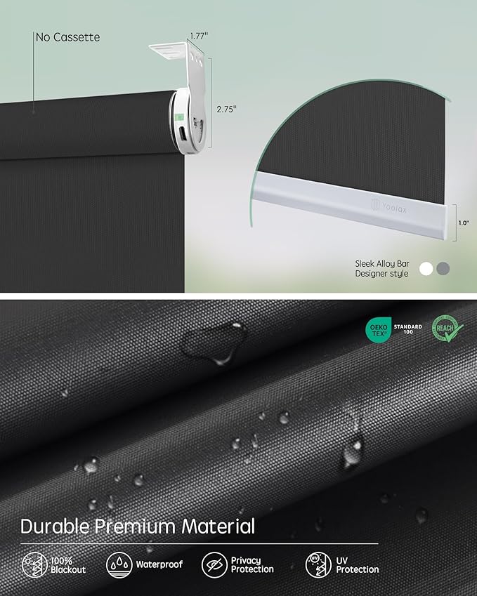 Yoolax Smart Coupled Roller Shades Compatible - Image 6