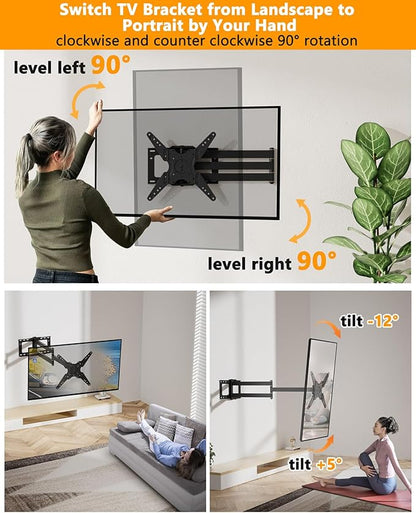 48'' Extension Extra Long Arm TV Wall Mount - Image 3