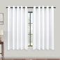 KOUFALL White Room Darkening Curtains 60x48 Inch Long by KOUFALL