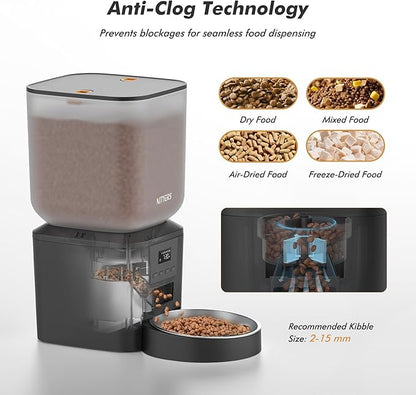 Automatic Dog Feeder - 8L/34 Cups Large Capacity Automatic Cat Food Dispenser - Image 4
