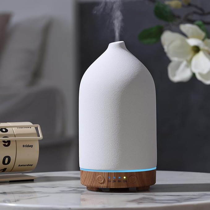 200ML Ceramic Essential Oil Diffuser by Gooamp