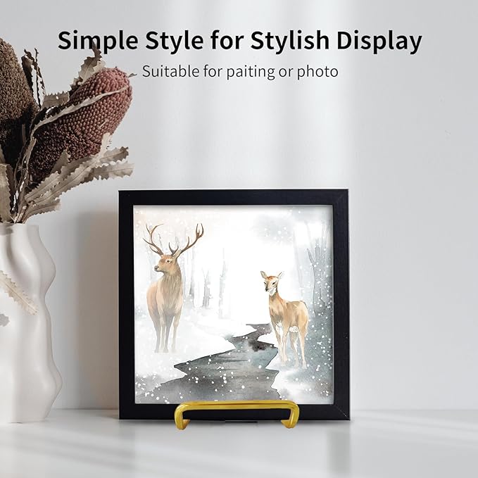 3 Pack 6 inch Metal Plate Stands - Image 5