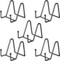 IBosins 5 Pack 3 Inch Small Plate Holder Display Stands, Mini Metal Black Frame by IBosins