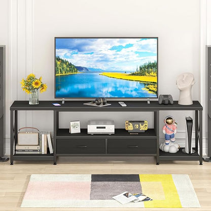 GYIIYUO TV Stand with Fabric Drawers - Image 7