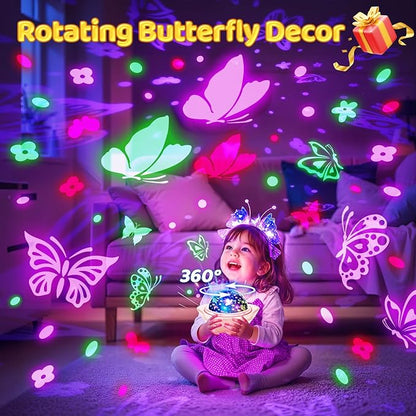 Onefire Girls Toys for Girl Gifts, 6 Films Light Projector Unicorn Toys for - Image 5