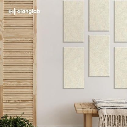 Olanglab Fiberglass Acoustic Wall Panels 4 Pack, 11.8'' x 23.6'' Sound Panels - Image 3