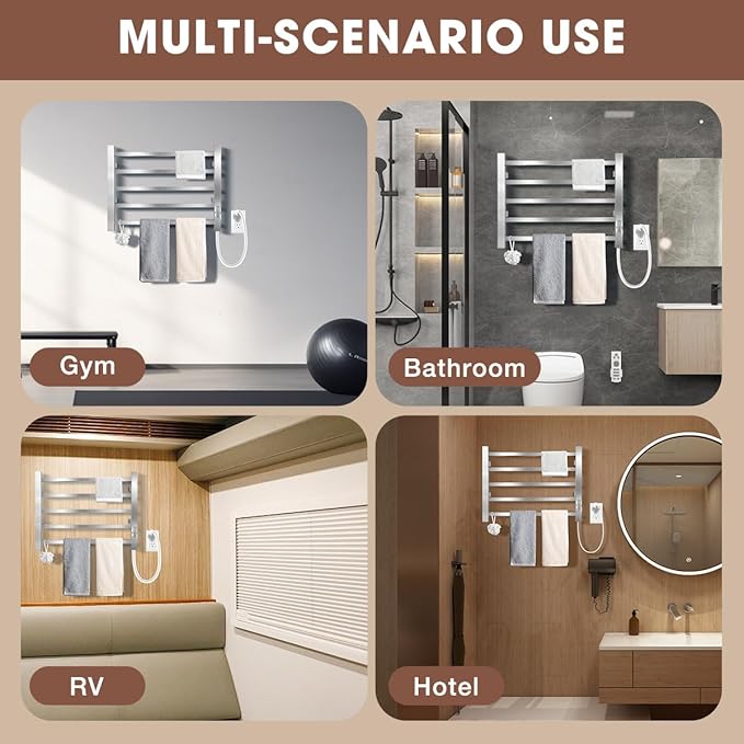 Towel Warmer Rack, Heated Towel Racks - Image 3