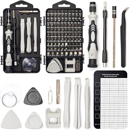 Precision Screwdriver Set, SHARDEN 122 in 1 Electronics Magnetic Repair Tool Kit by SHARDENToolkit