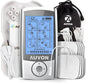 AUVON Rechargeable TENS Unit Muscle Stimulator, 24 Modes 4th Gen TENS Machine by AUVON