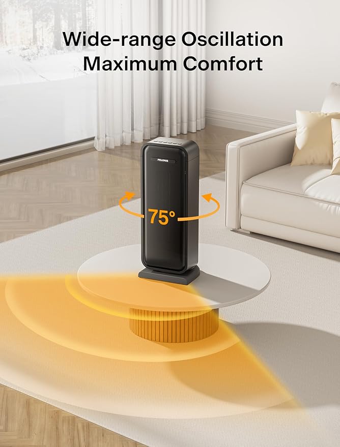 Pelonis 1500w Electric Space Heater - Image 4