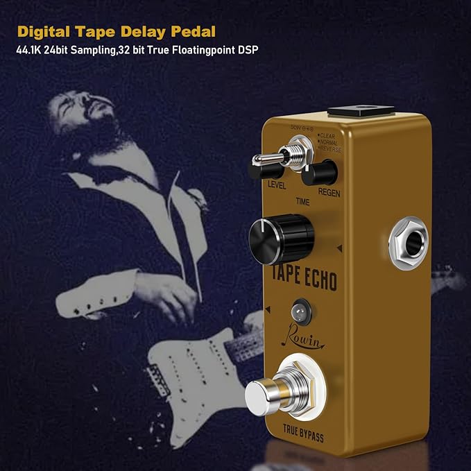 Rowin Tape Echo Delay Digital Guitar Effect Pedal - Image 2