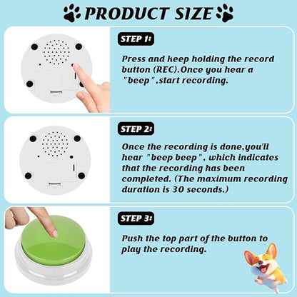 10 Color Voice Recording Buttons - Image 4