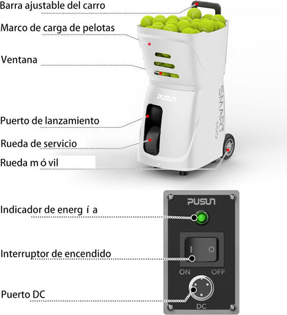 smart tennis ball machine - auto serve with, package contents