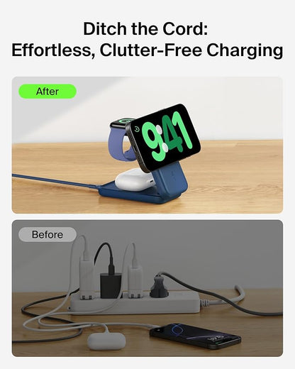 Belkin MagSafe Charger Compatible, 3-in-1 Charging Station, Qi2.2 25W Magnetic - Image 6