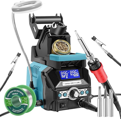 YIHUA 939D+ III EVO Digital Soldering Iron Station Kit 110W High Power by YIHUA