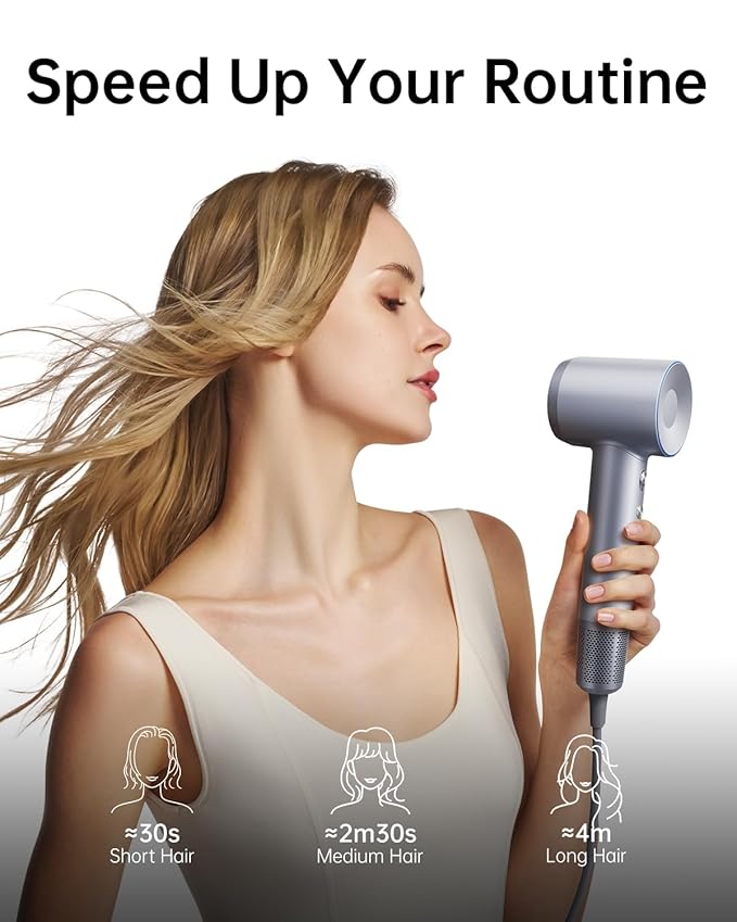 Laifen Swift Hair Dryer, High Speed 200M Ionic Blow Dryer - Image 2