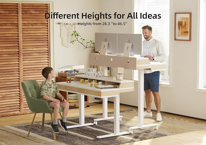 Claiks Electric Adjustable Standing Desk - Image 5