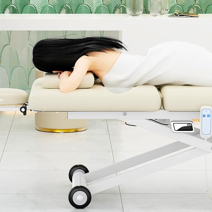 Electric Massage Table, Electric Lift Motor Height adjustable and Manual - Image 6