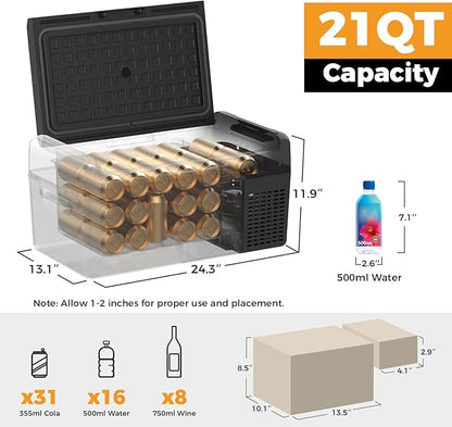 Setpower 12V Refrigerator 21 Quart Portable Freezer 50 Hours Keep Cool - Image 8