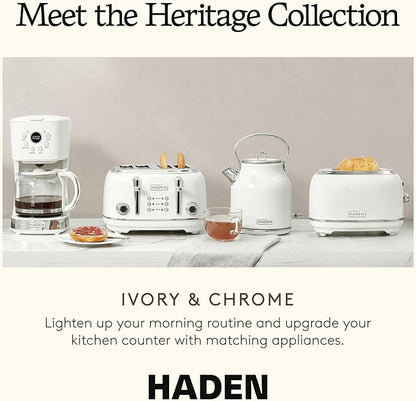 Haden Heritage 1.7 Liter Stainless Steel Electric Kettle, Hot Water Kettle - Image 5