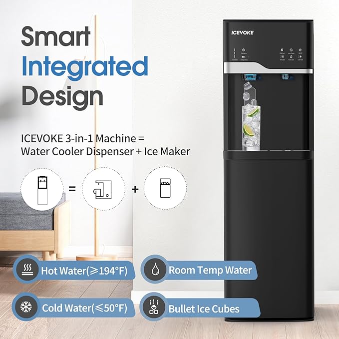 4-in-1 Self-Cleaning Ice & Water Machine - Image 2