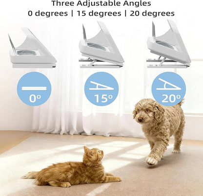 Adjustable Stand for Automatic Microchip Cat Pet Feeder, 0-20° Adjustable Angle - Image 4