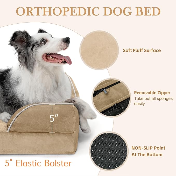 Comfort Expression Waterproof Orthopedic Foam Dog Beds - Image 6