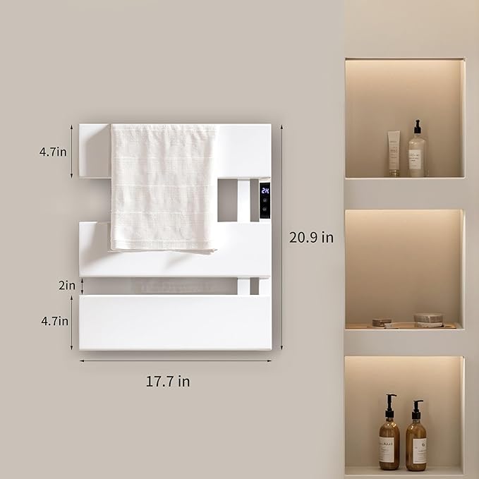 Electric Heated Towel Warmer Rack - Image 6