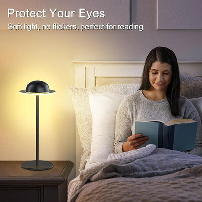 Cordless Table Lamp, Portable LED Desk Lamps, 2400mAh Rechargeable & Dimmable - Image 3