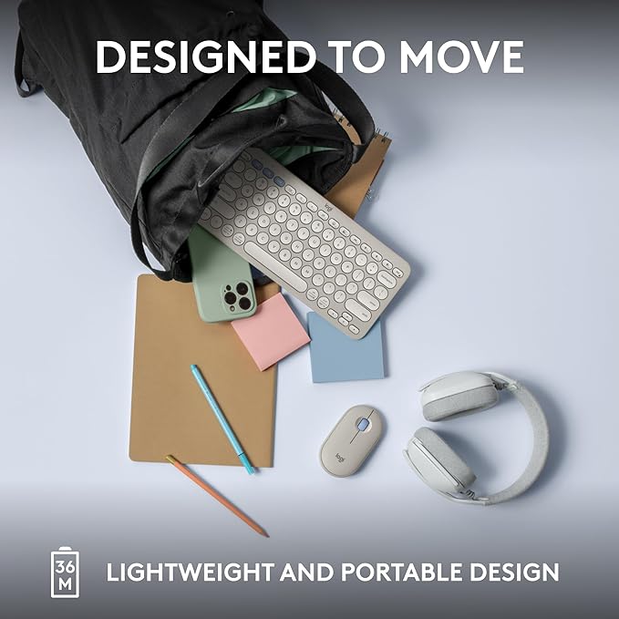 Logitech Pebble Keys 2 K380s, Slim and Portable, Easy-Switch - Image 8