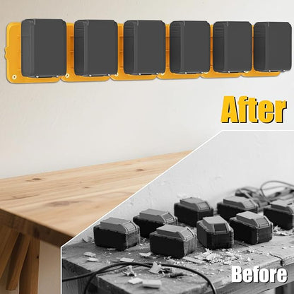 6 Pack Battery Mount Holder Compatible - Image 4