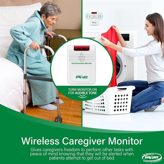 Smart Caregiver Wireless Bed Pad Alarm System - Image 3