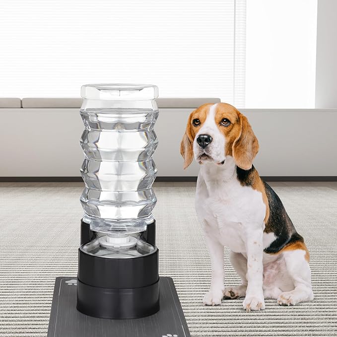 RIZZARI Large Water Dispenser for Dogs: 9L Automatic Stainless Steel Gravity - Image 7