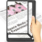 5X Full Page Magnifying Glass for Reading, Lightweight Rectangular Magnifier by AKKYCVS